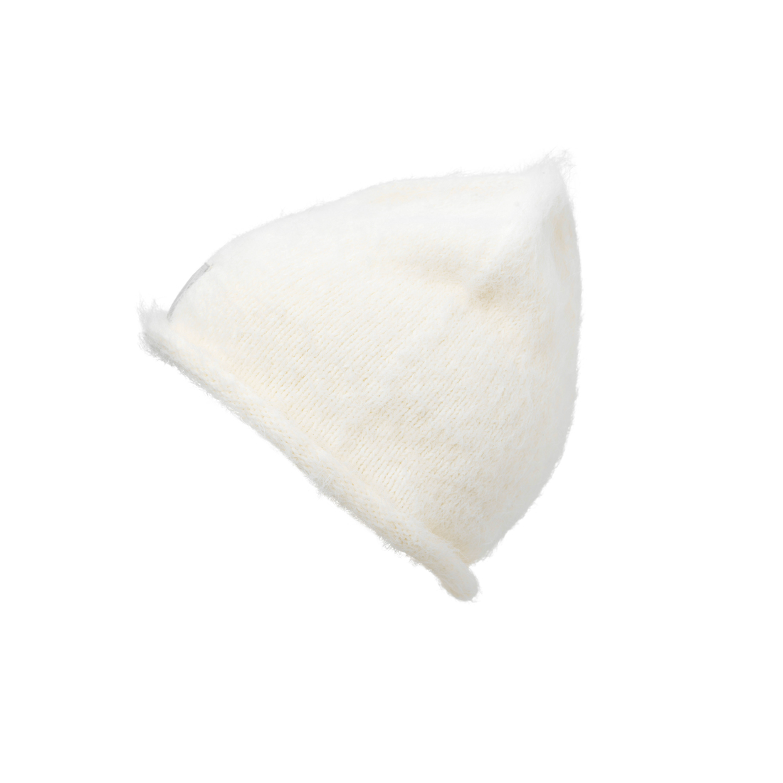 帽子 THEREDTHREAD S fuzzy knit beanie white THEREDTHREAD / ザレッドスレッド】S fuzzy knit beanie